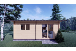 Ballinasloe Log Cabin 5.8m x 5m FULLY BUILT - 1 Bed